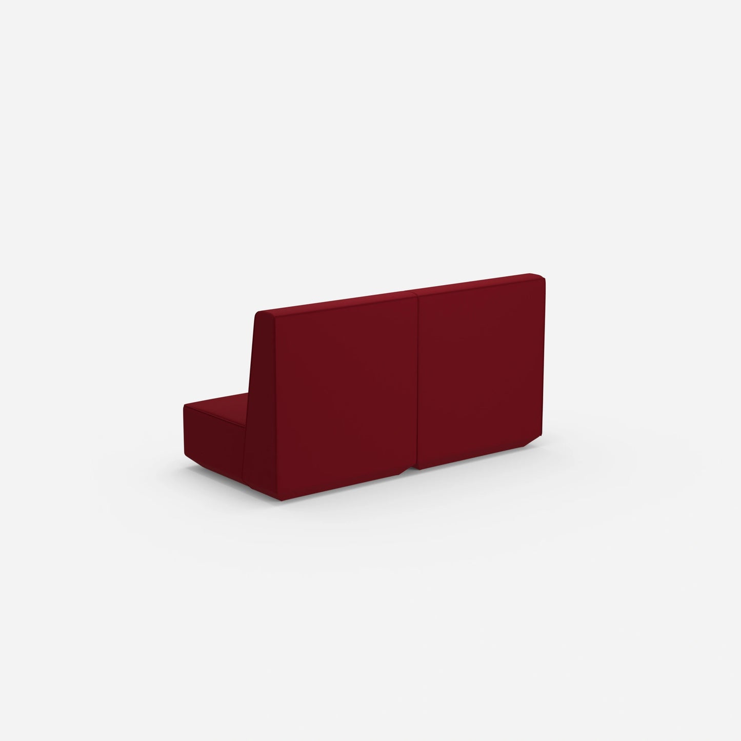 2er Sofa mit hoher Rückenlehne von hinten