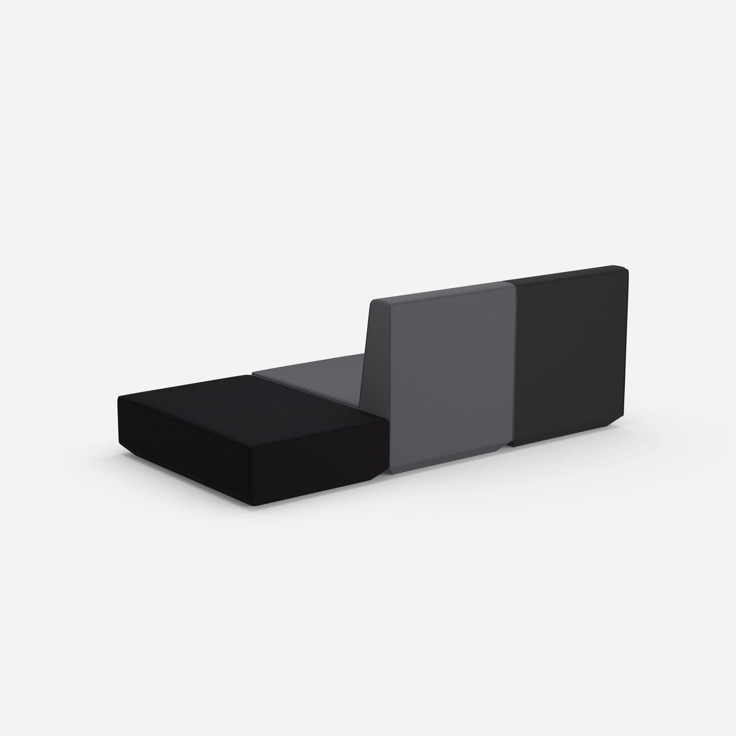 3 Sitzer Sofa zum Ausruhen von hinten