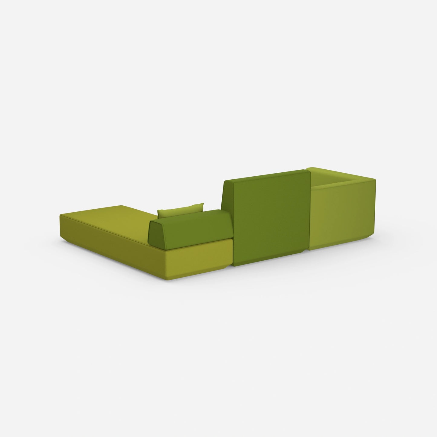 Couch zum Schlafen von hinten