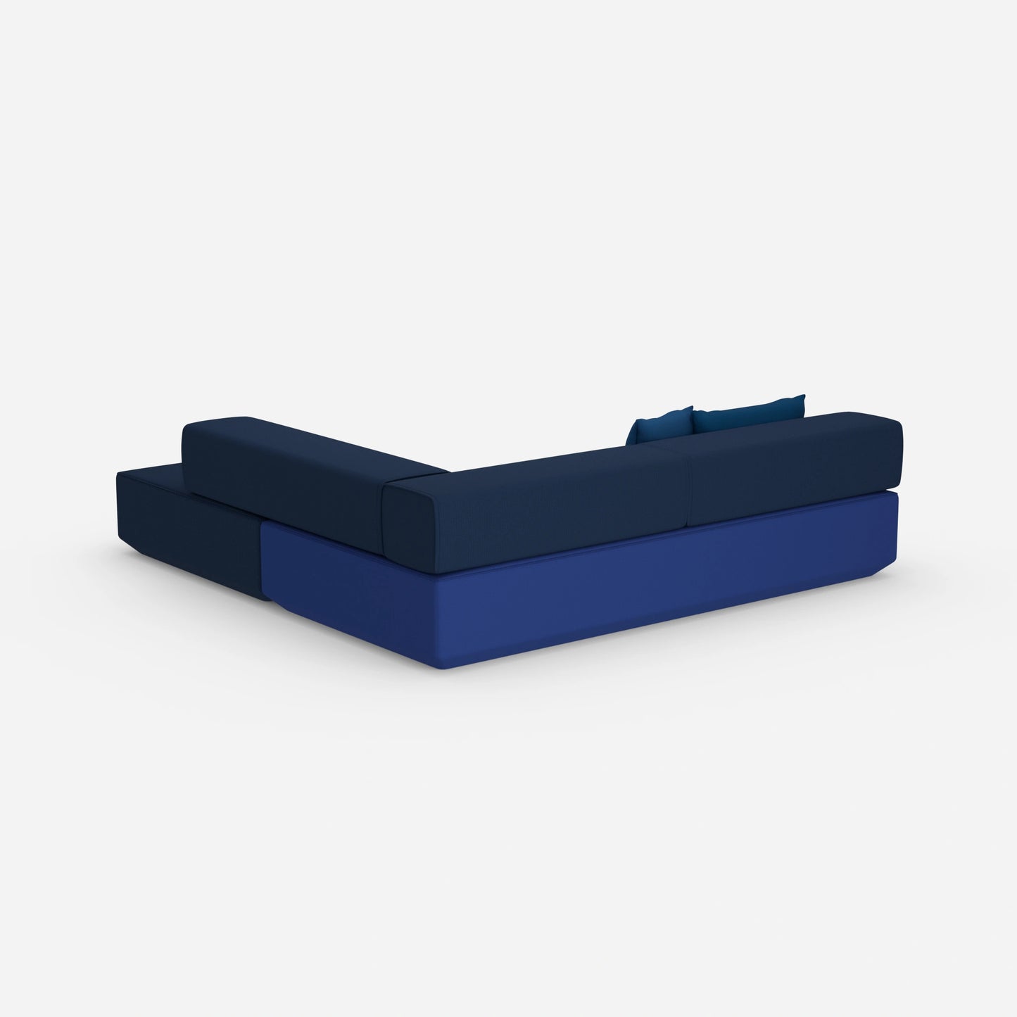 Eck Schlafcouch von hinten