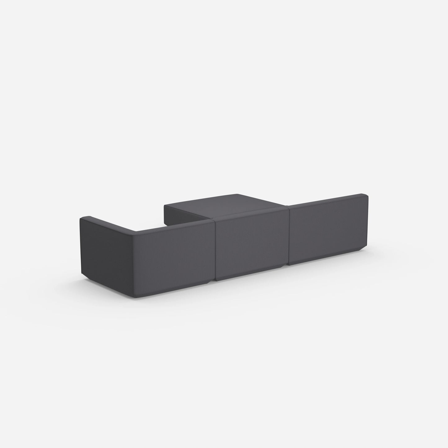 Ecksofa breite Liegefläche von hinten