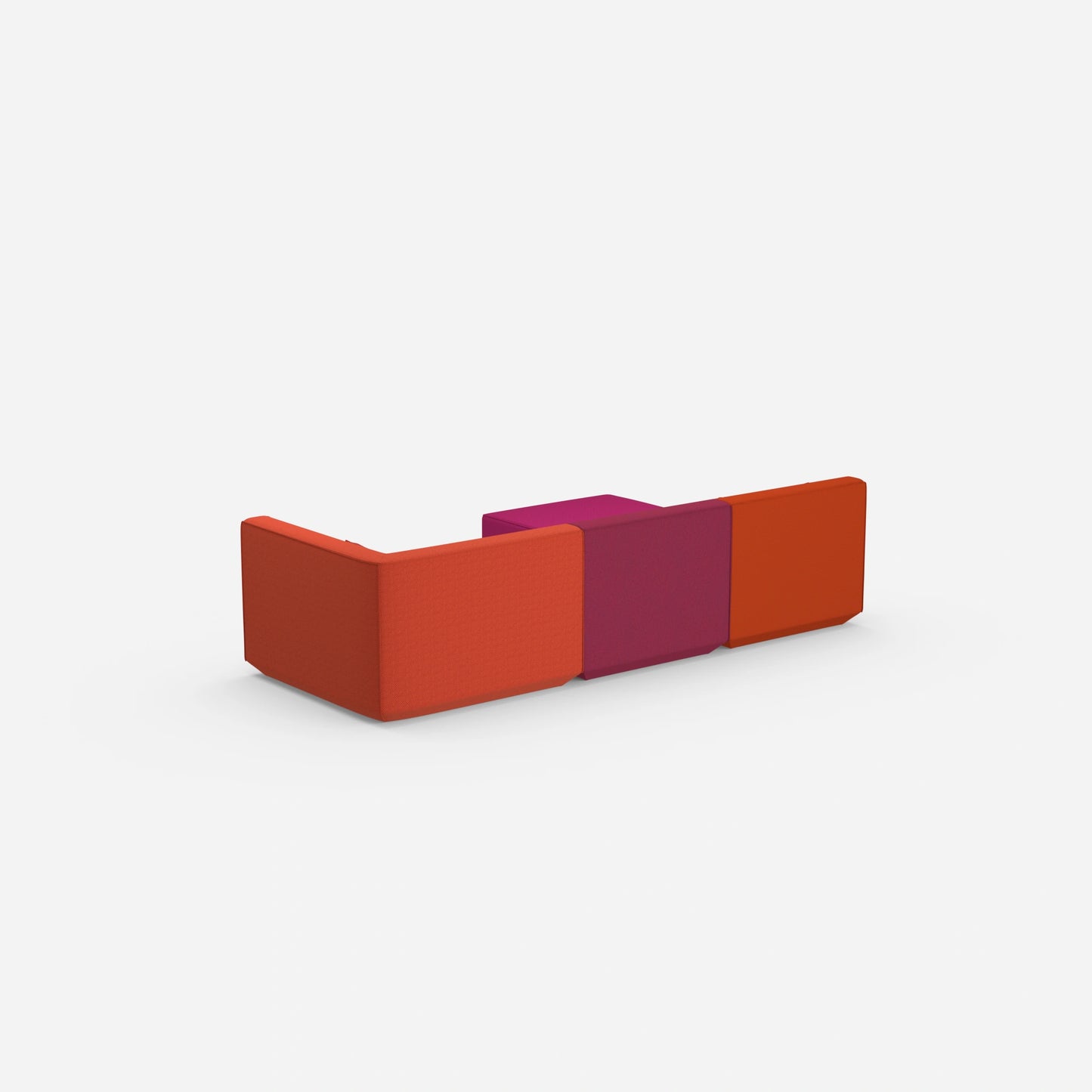 Ecksofa konfigurierbar von hinten
