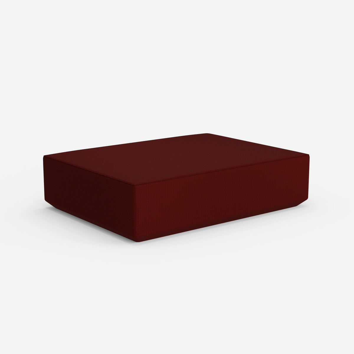Großer moderner Pouf 160 cm breit von hinten