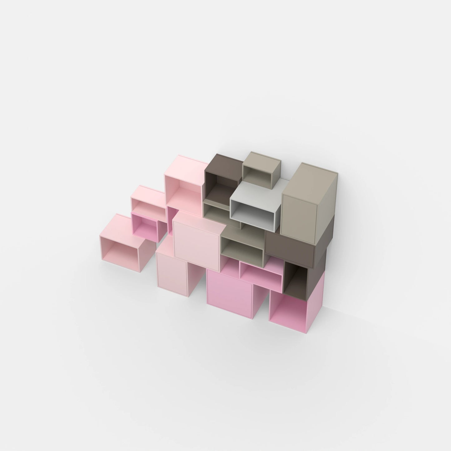 Étagère modulable RK148 vue du haut