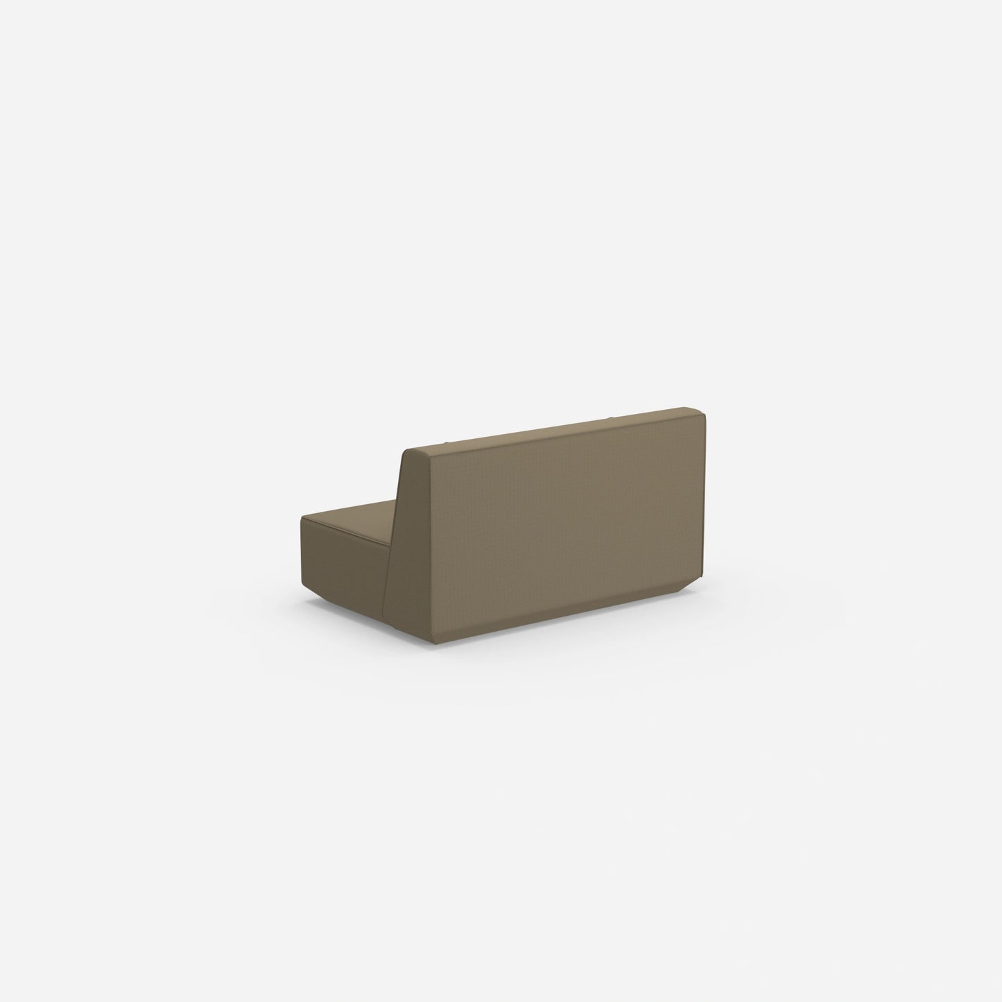 Modular sofa 120 cm wide from behind