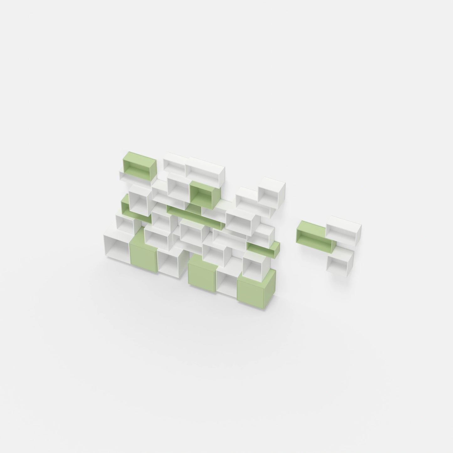 Shelving system RK1054 from above