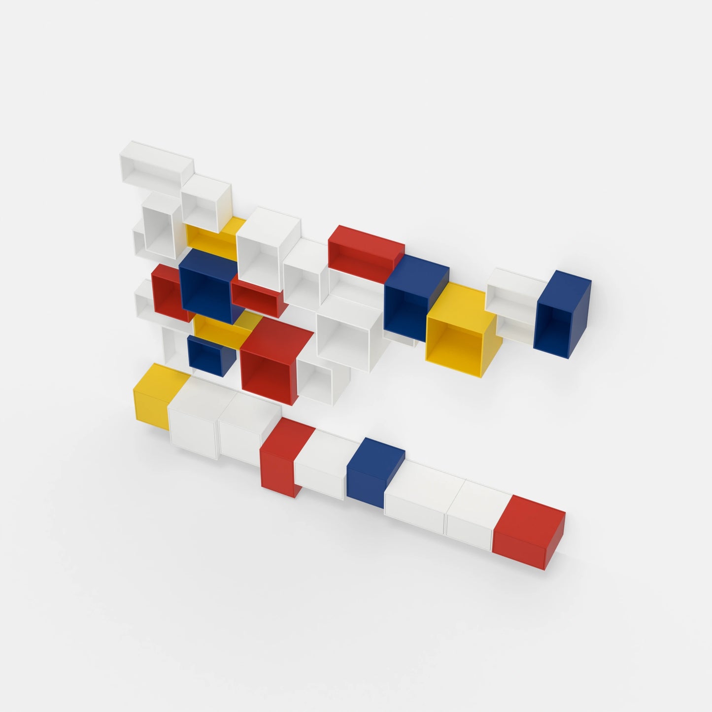 Shelving system RK1069 from above