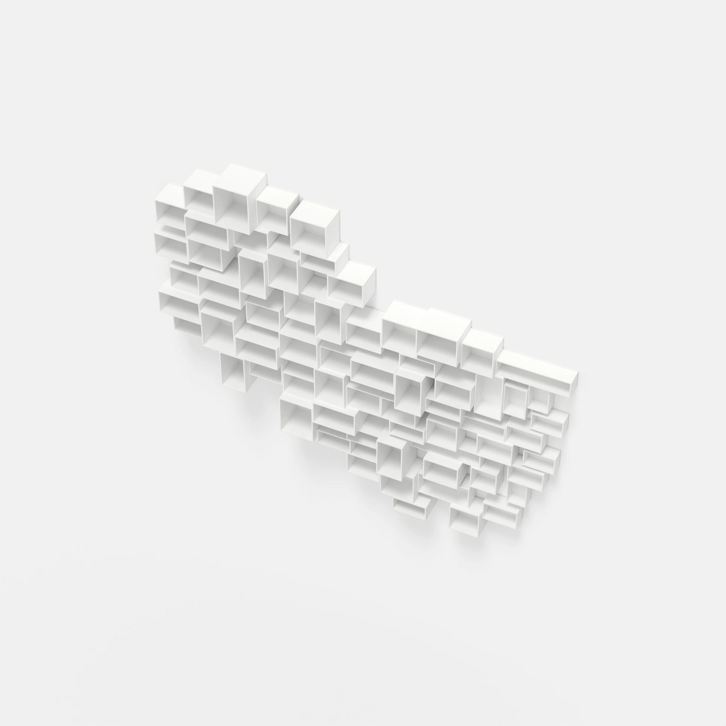 Staircase shelving RK116 from above