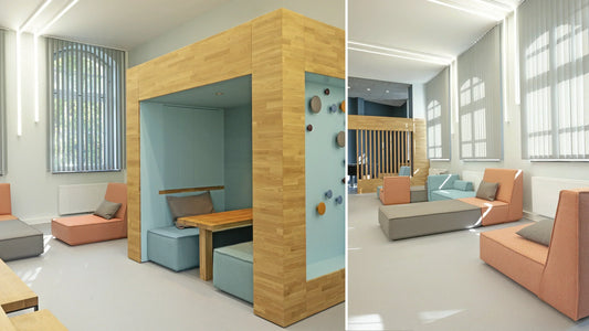 Cubit® Sofa-System im Lessing-Gymnasium Düsseldorf: Flexibilität für moderne Lernwelten