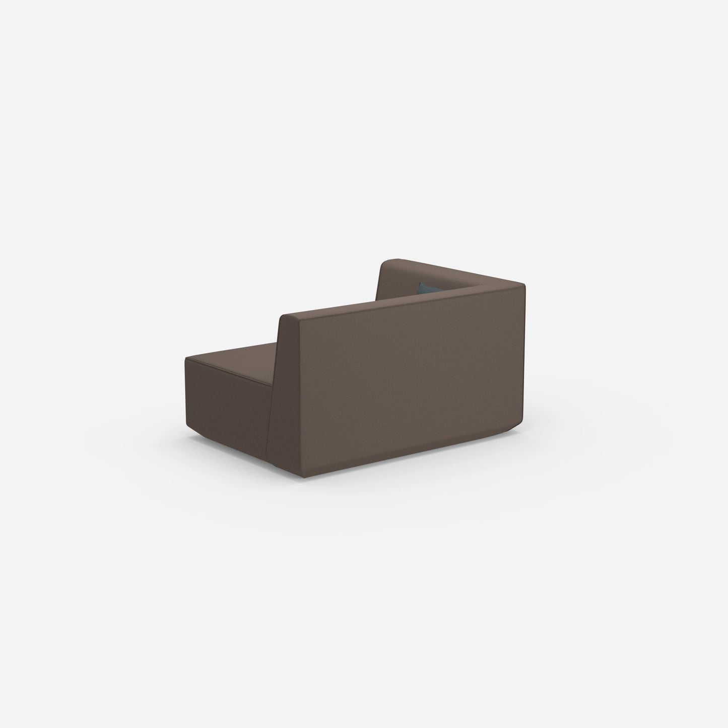 2 Sitzer Sofa 140 cm breit von hinten