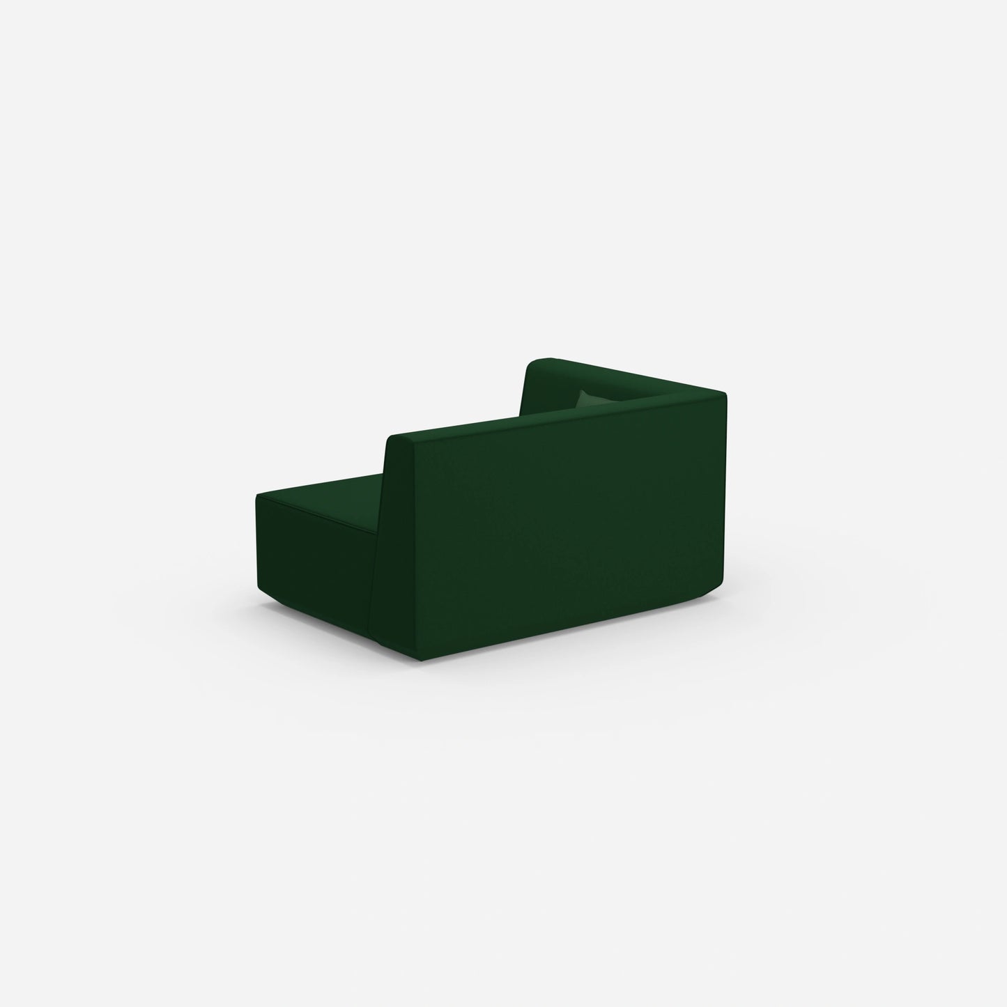 2 Sitzer Sofa 140 cm breit von hinten