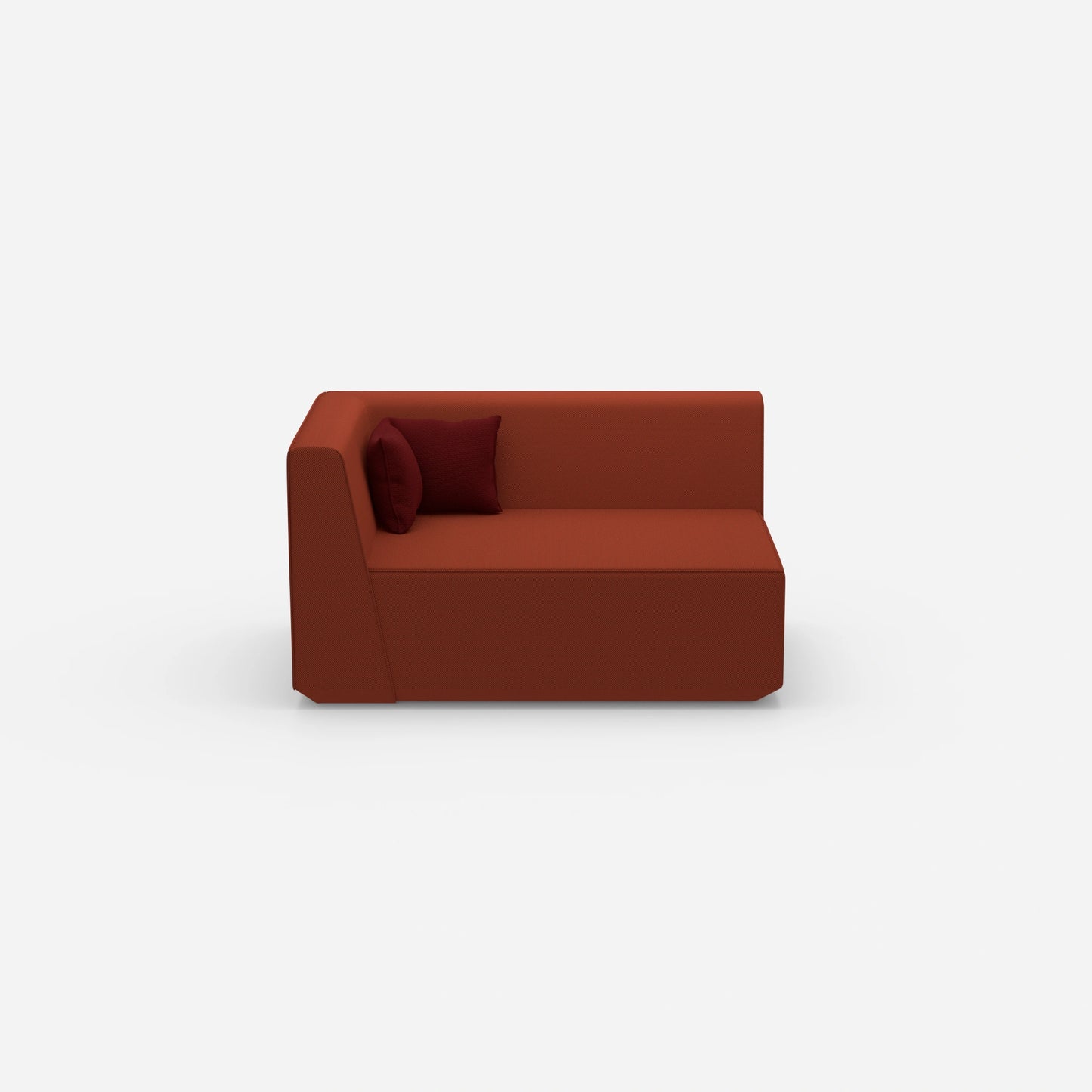 2 Sitzer Sofa 140 cm breit von vorne