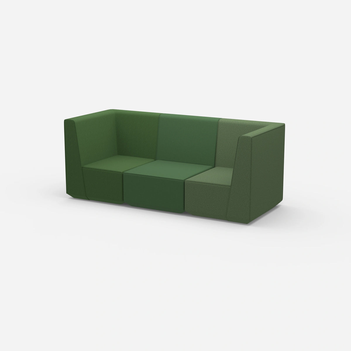 3 Sitzer grün von der Seite