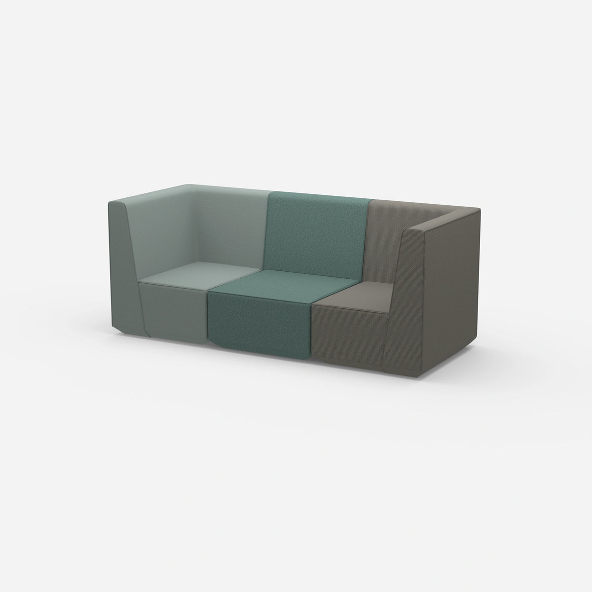 3 Sitzer grün von der Seite