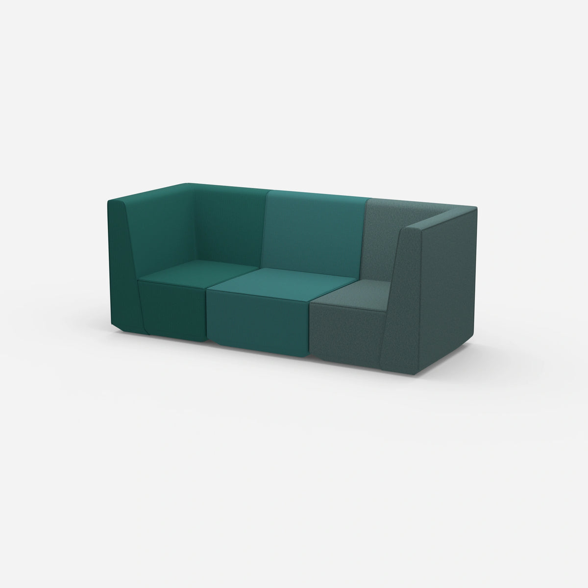 3 Sitzer grün von der Seite