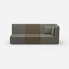 3 Sitzer Sofa hohe Rückenlehne von vorne