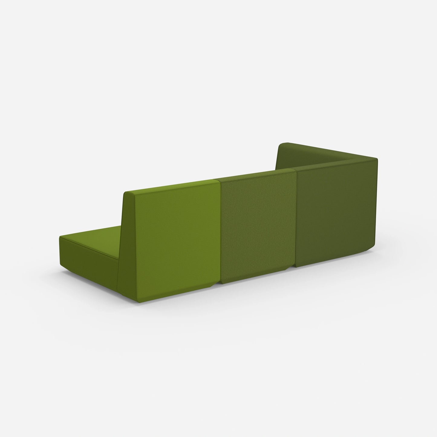 3 seater sofa with reclining function with high backrest from behind