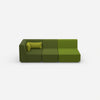 3 Sitzer Sofa modular mit Liegefunktion von vorne