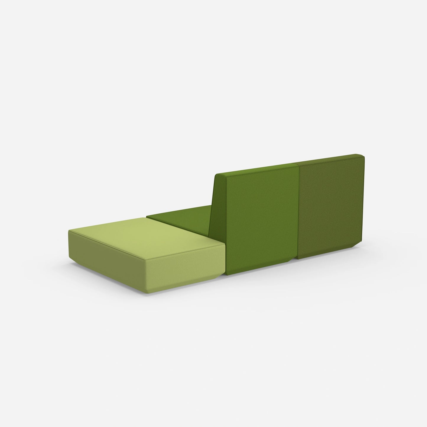 3 Sitzer Sofa zum Ausruhen von hinten