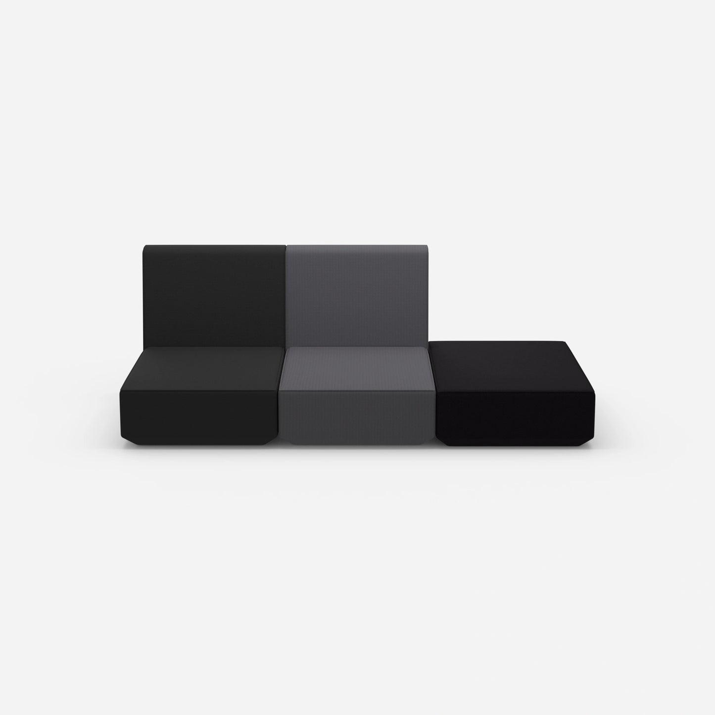 3 Sitzer Sofa zum Ausruhen von vorne