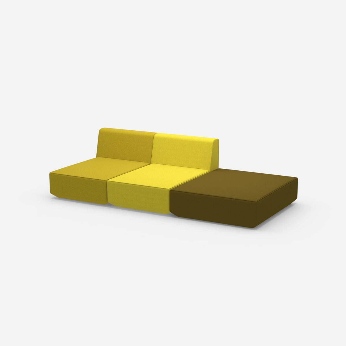 3er Sofa zum Schlafen 260 cm breit von der Seite