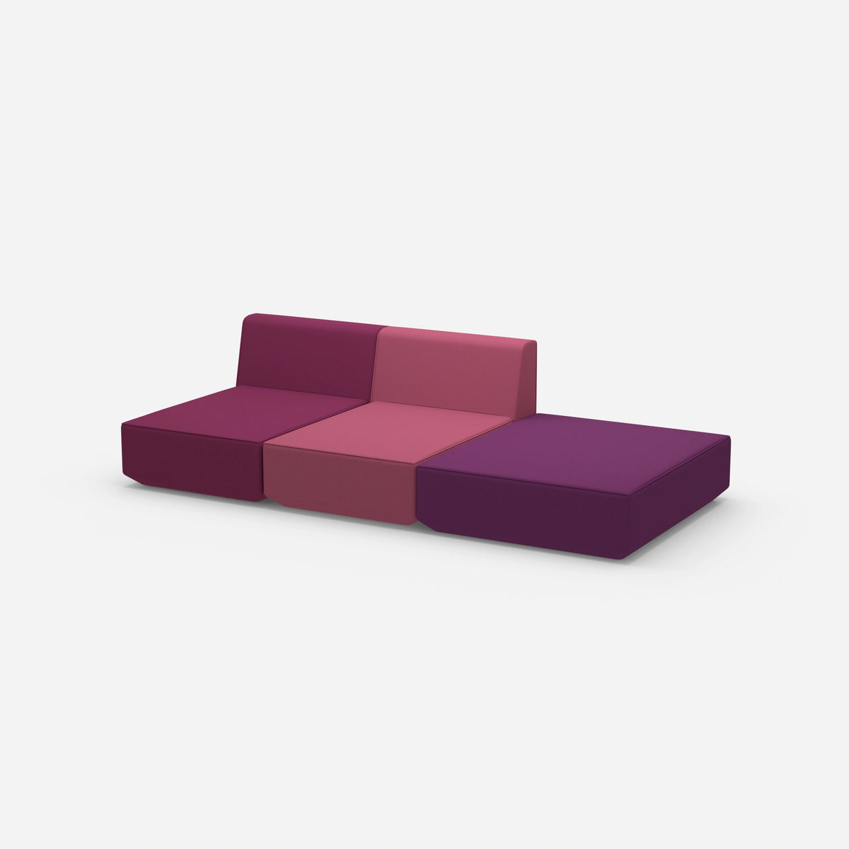 3er Sofa zum Schlafen 260 cm breit von der Seite
