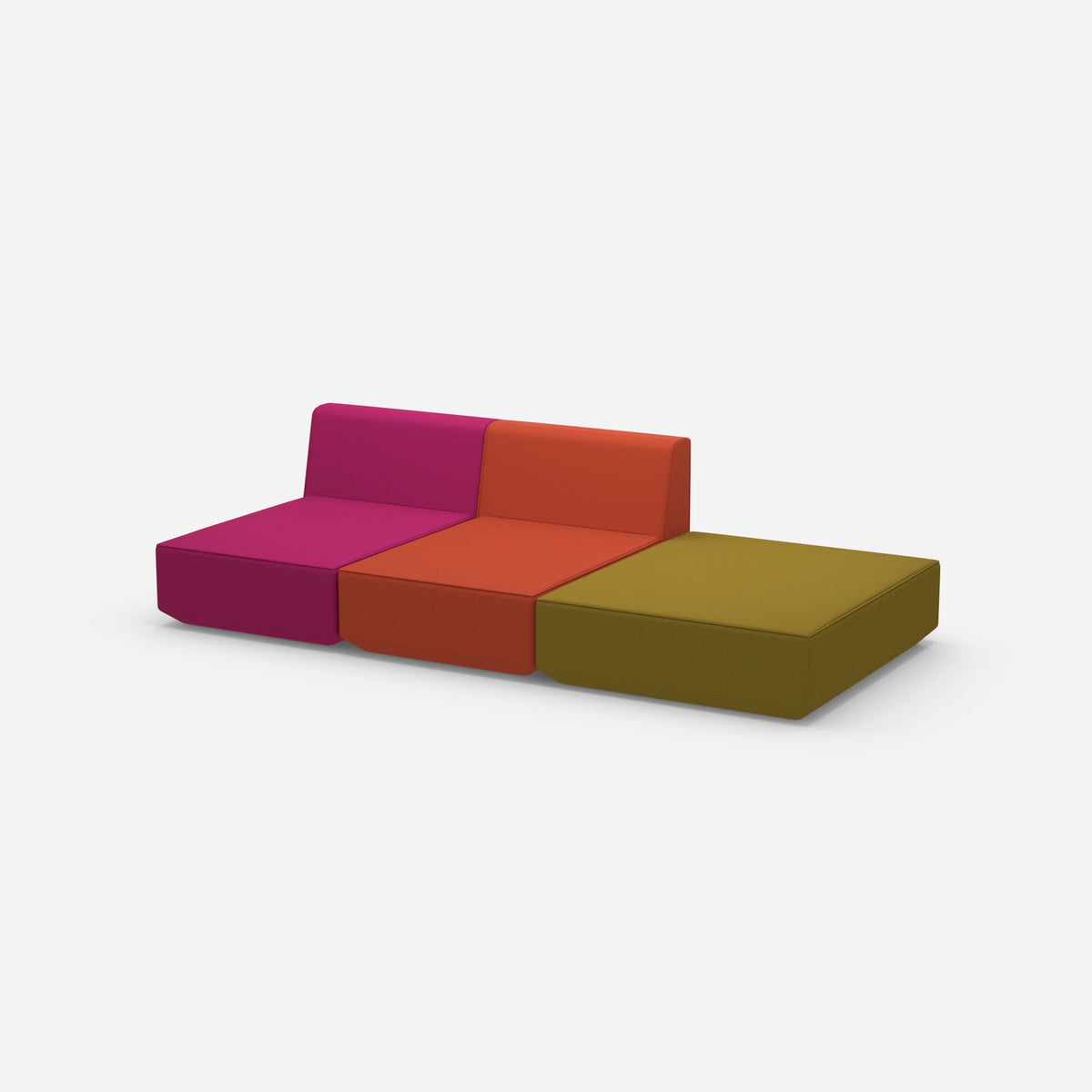 3er Sofa zum Schlafen 260 cm breit von der Seite