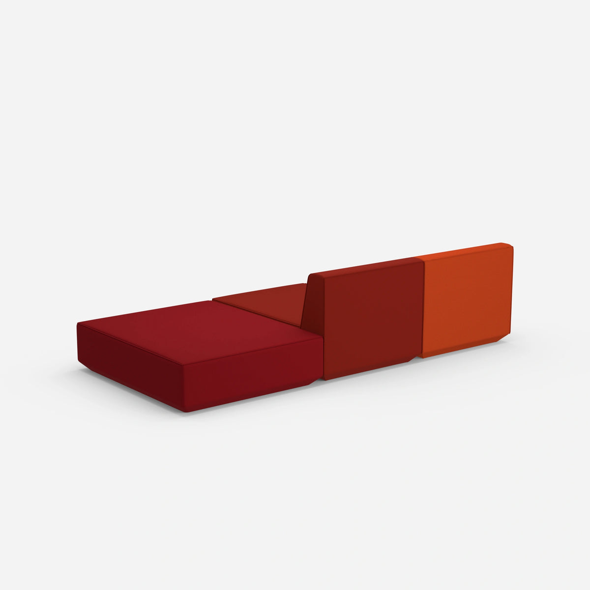 3er Sofa zum Schlafen 260 cm breit von hinten