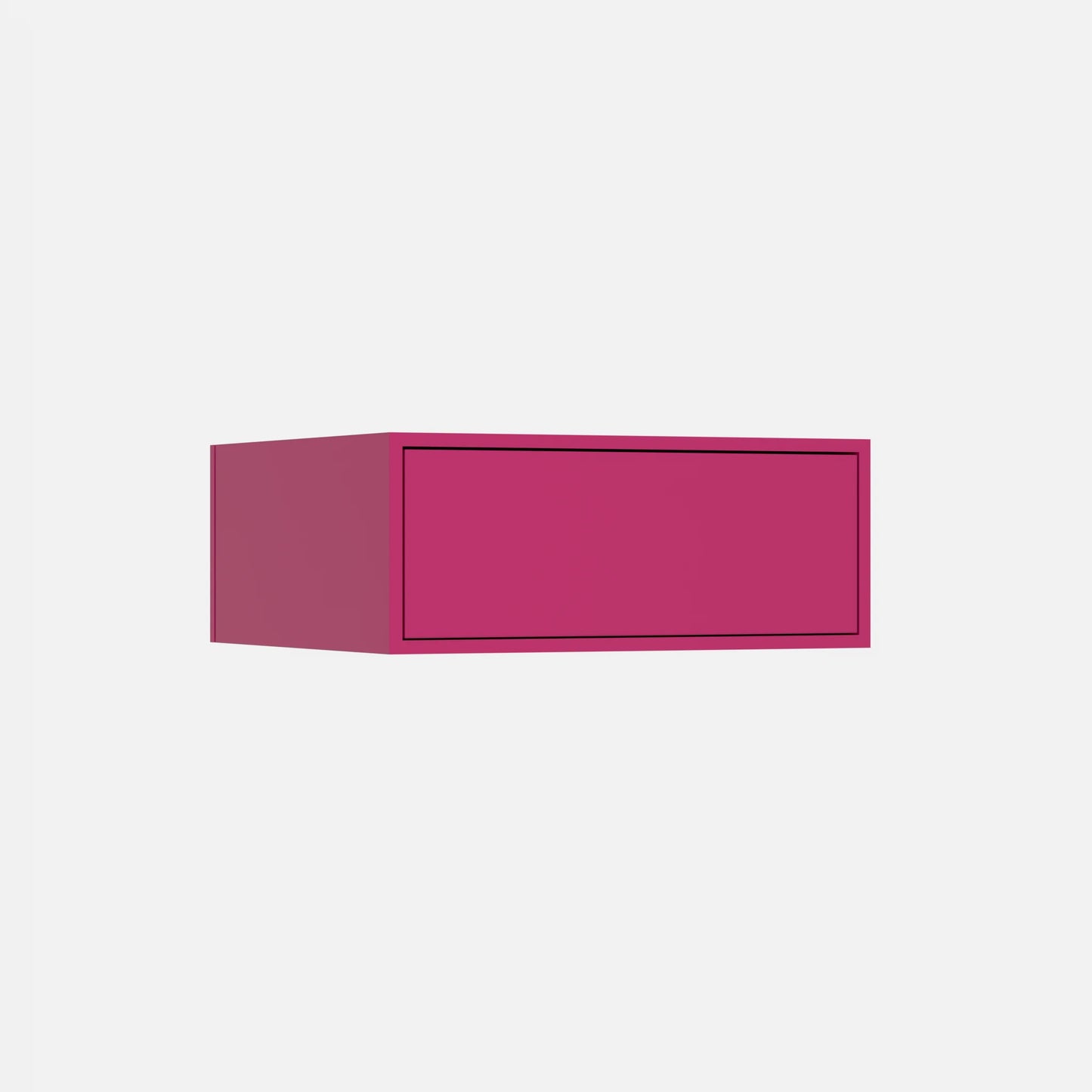 Drawer module from the left-hand side