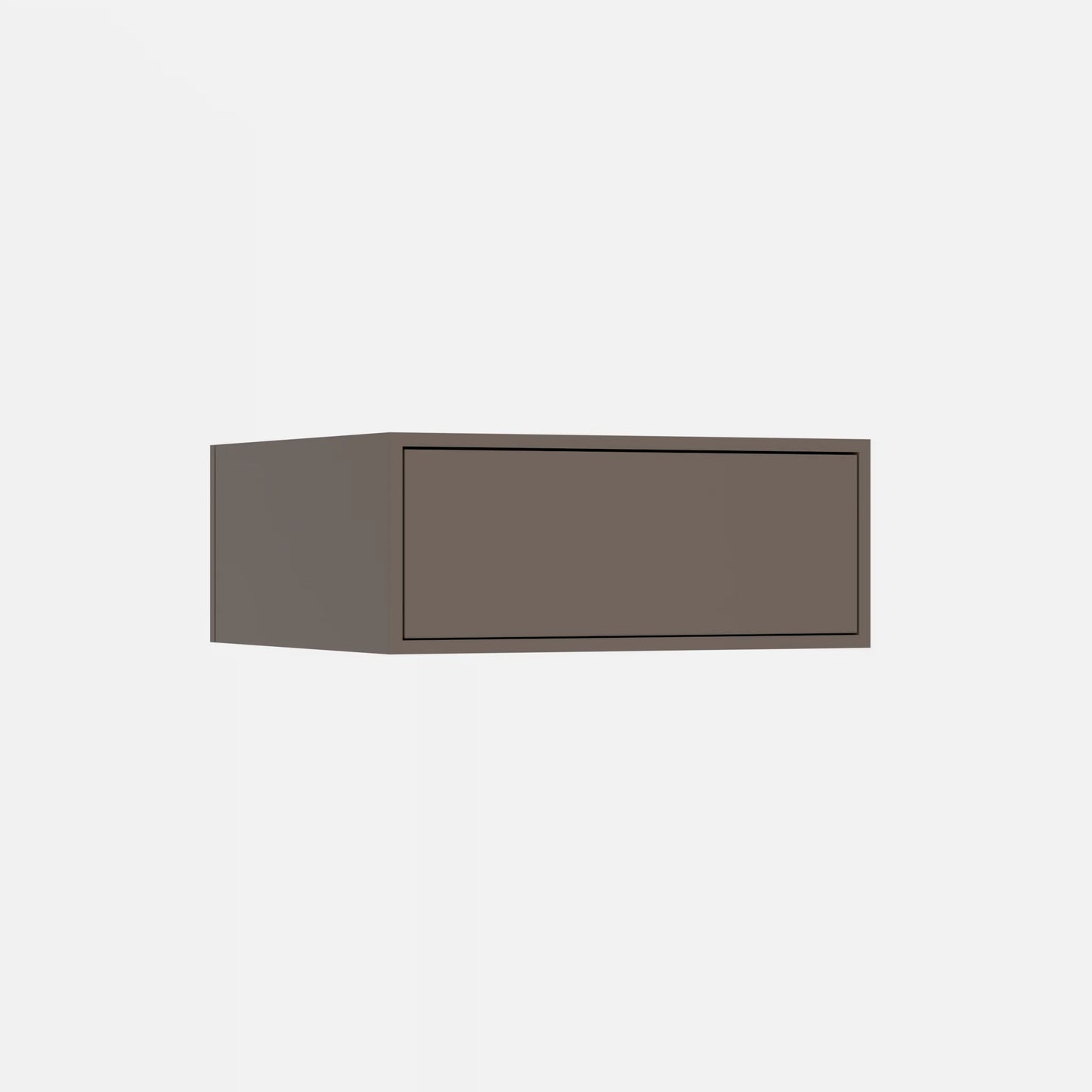 Drawer module from the left-hand side