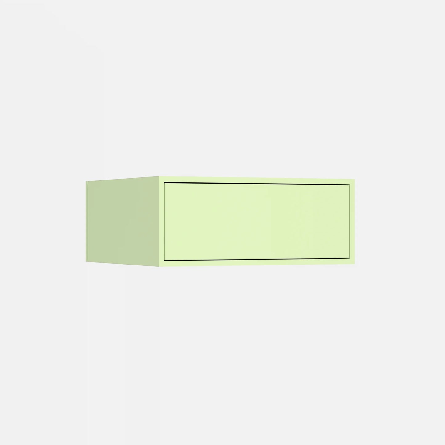 Drawer module from the left-hand side