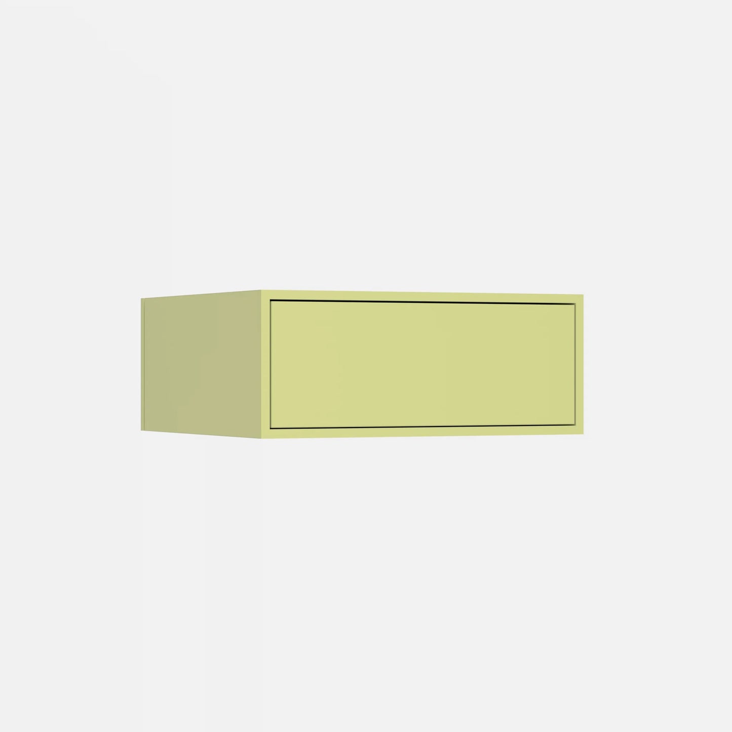 Drawer module from the left-hand side