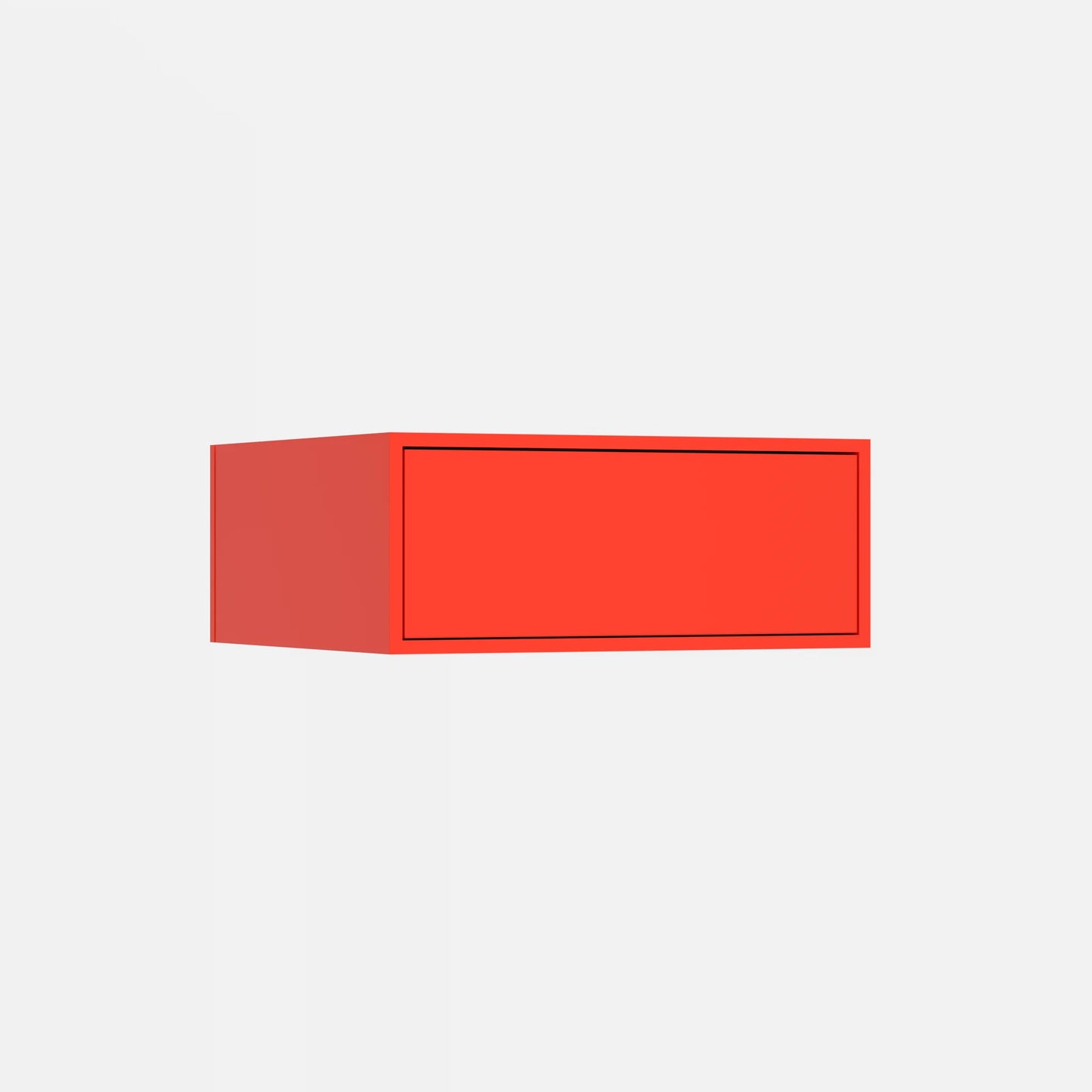Drawer module from the left-hand side
