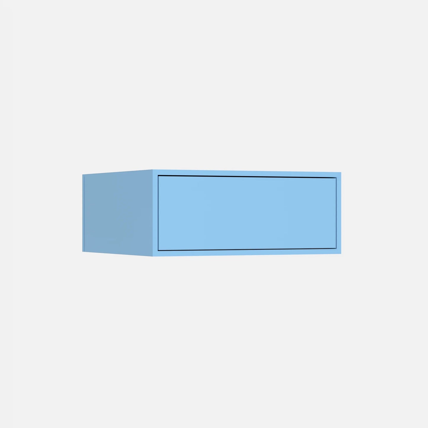 Drawer module from the left-hand side