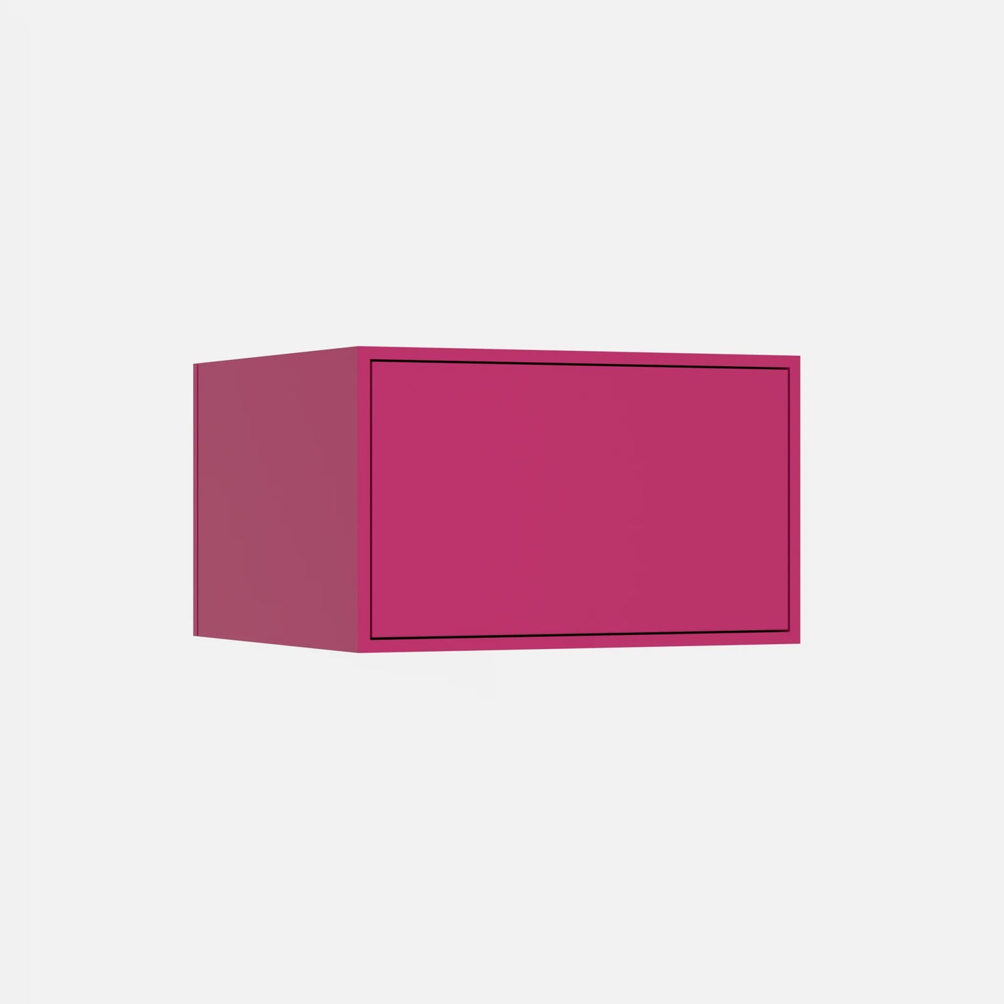 Drawer module from the left-hand side