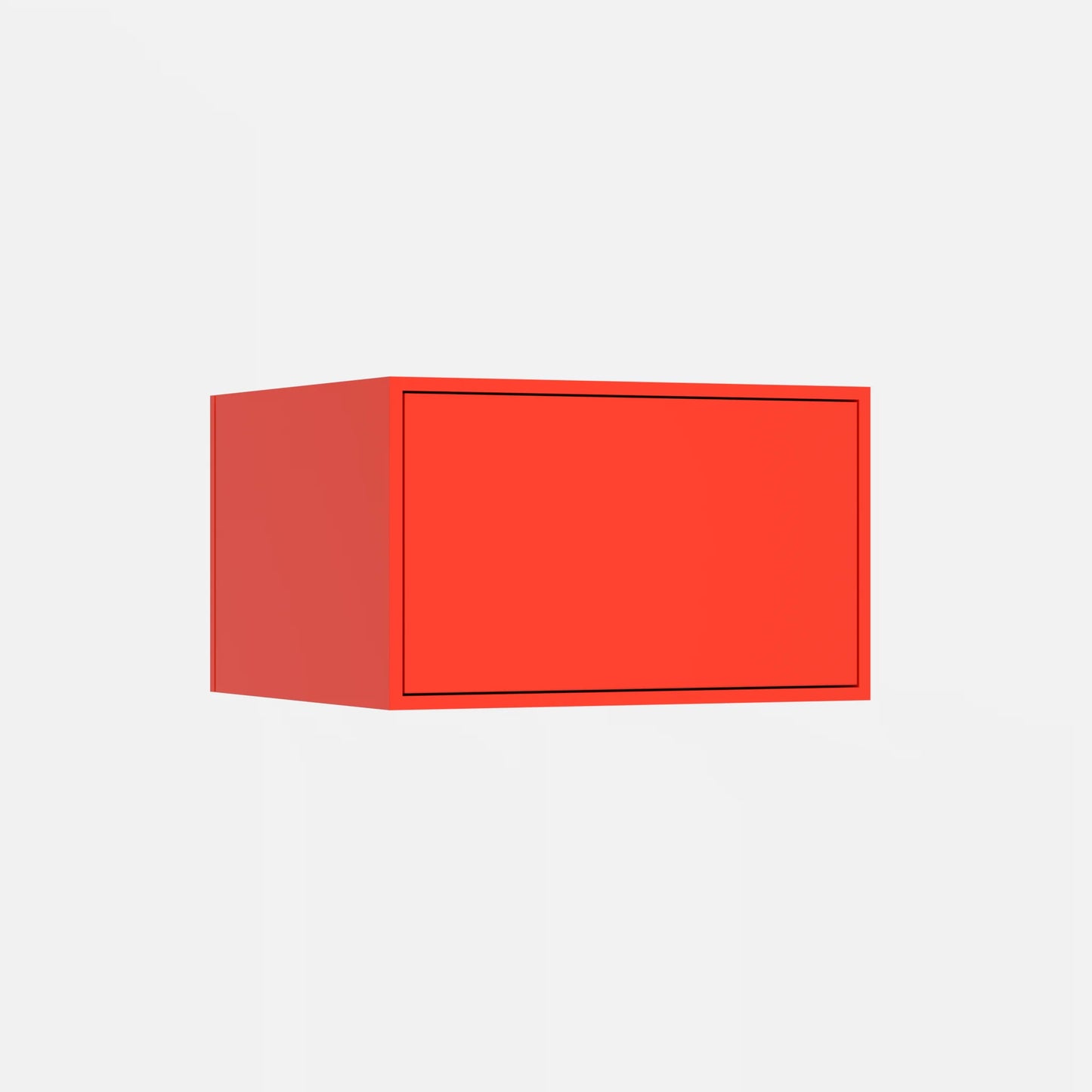 Drawer module from the left-hand side