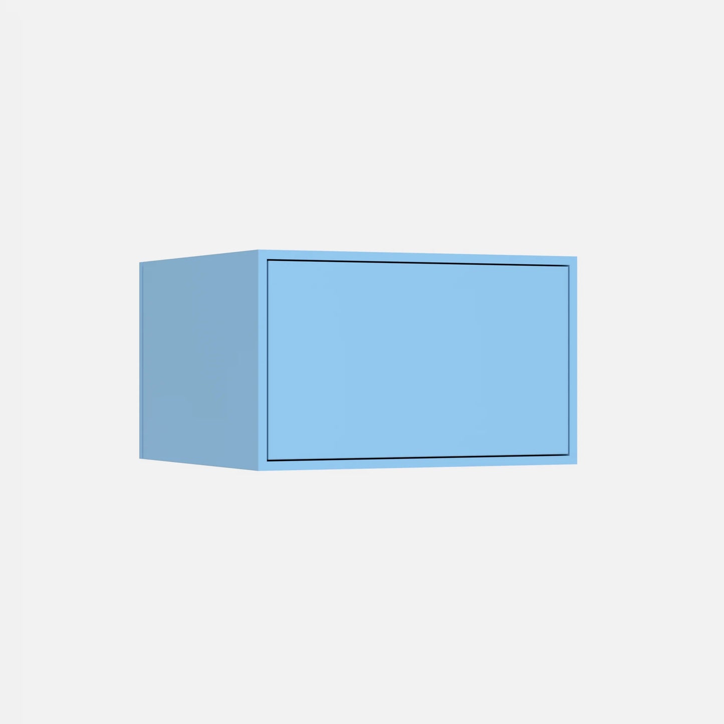Drawer module from the left-hand side