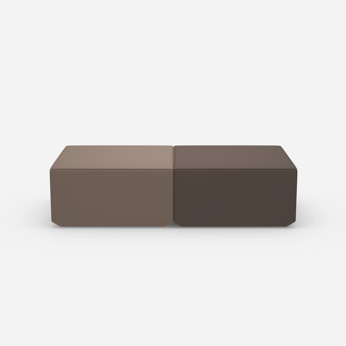 Banc pour la cuisine vu de face
