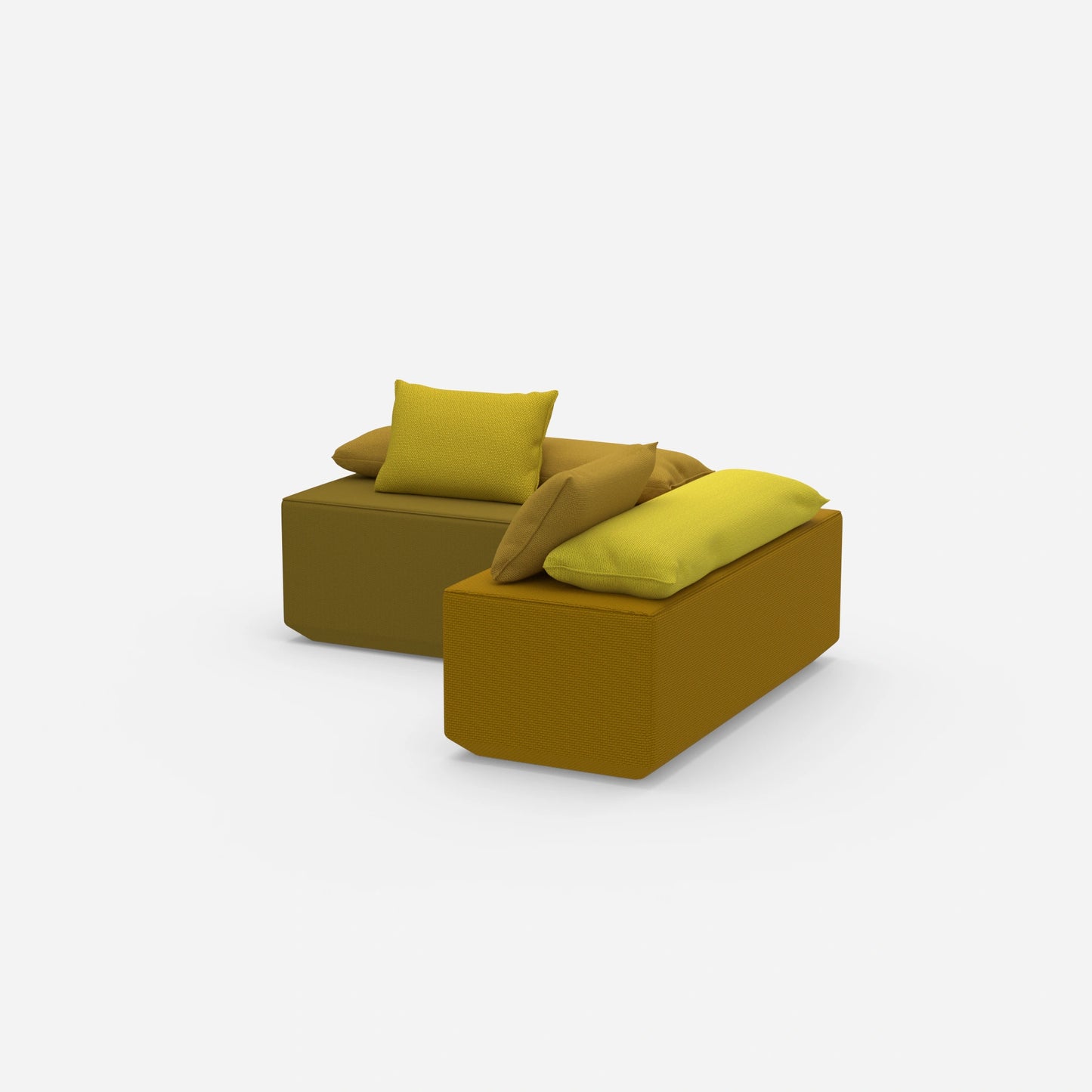 Banquette pour table latérale