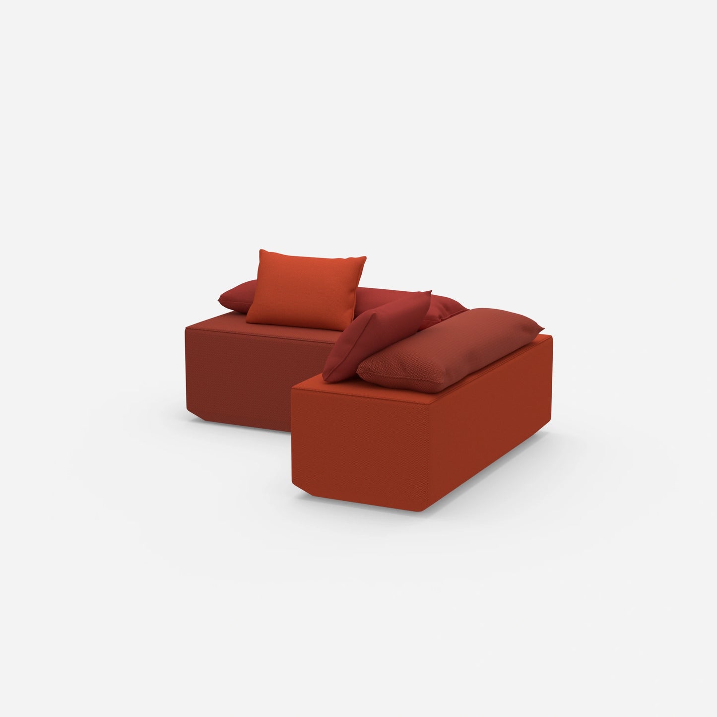 Banquette pour table latérale