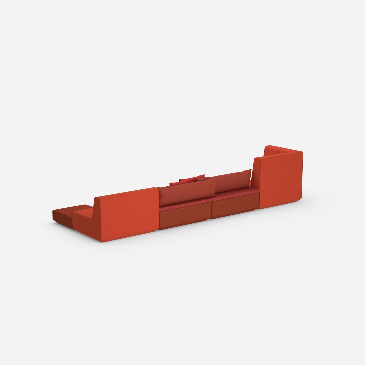 Bequeme Schlafsofas von hinten
