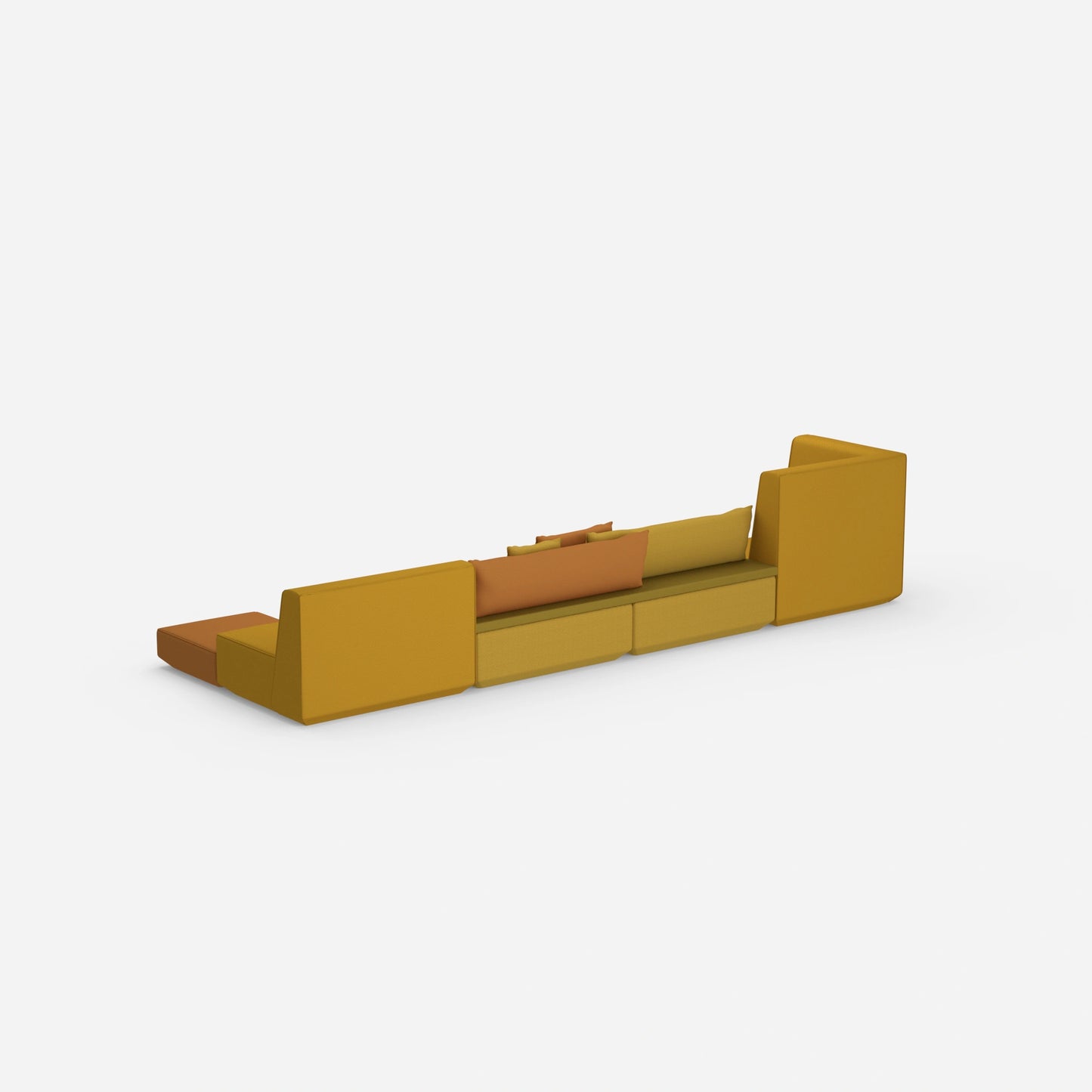 Bequeme Schlafsofas von hinten