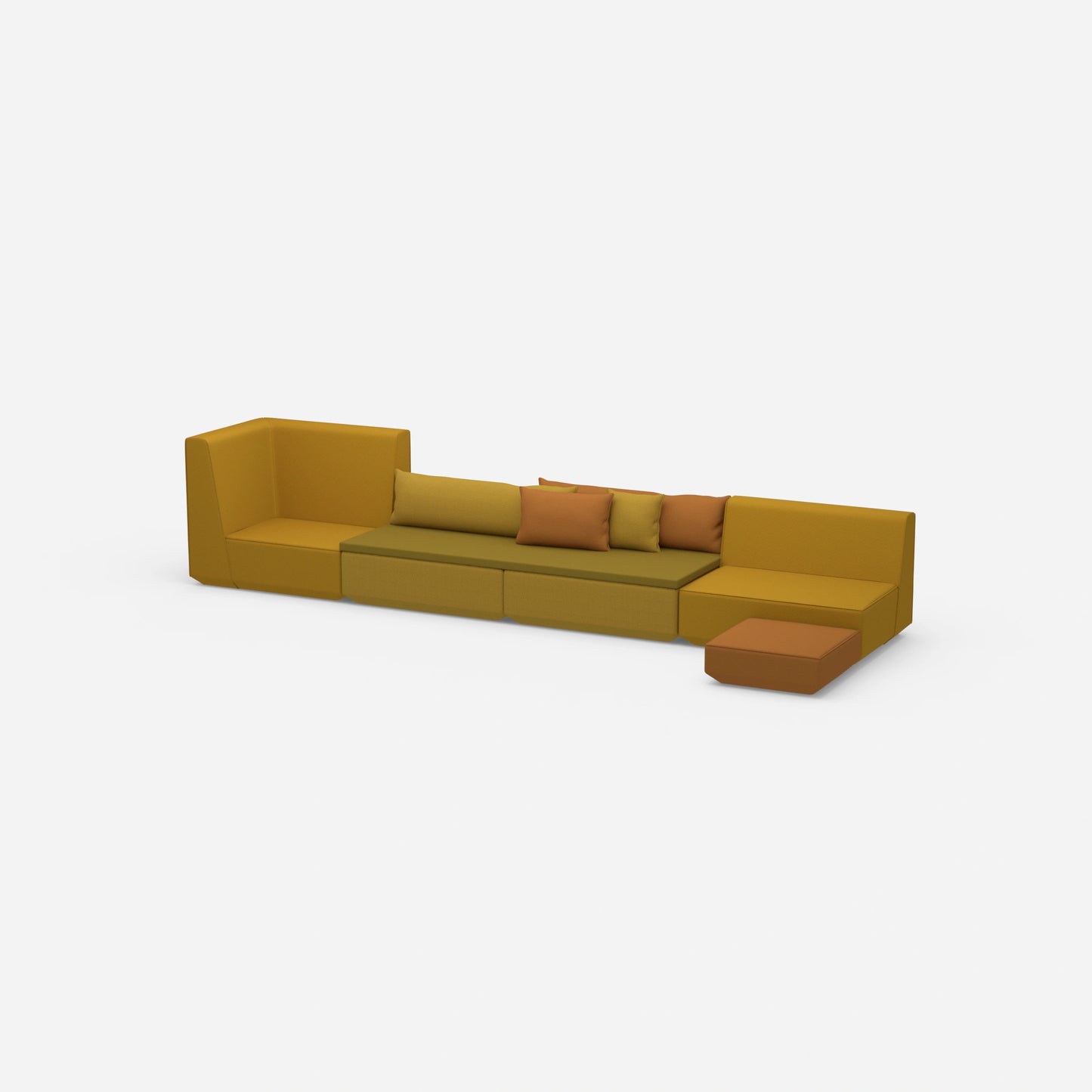Bequeme Schlafsofas von der Seite