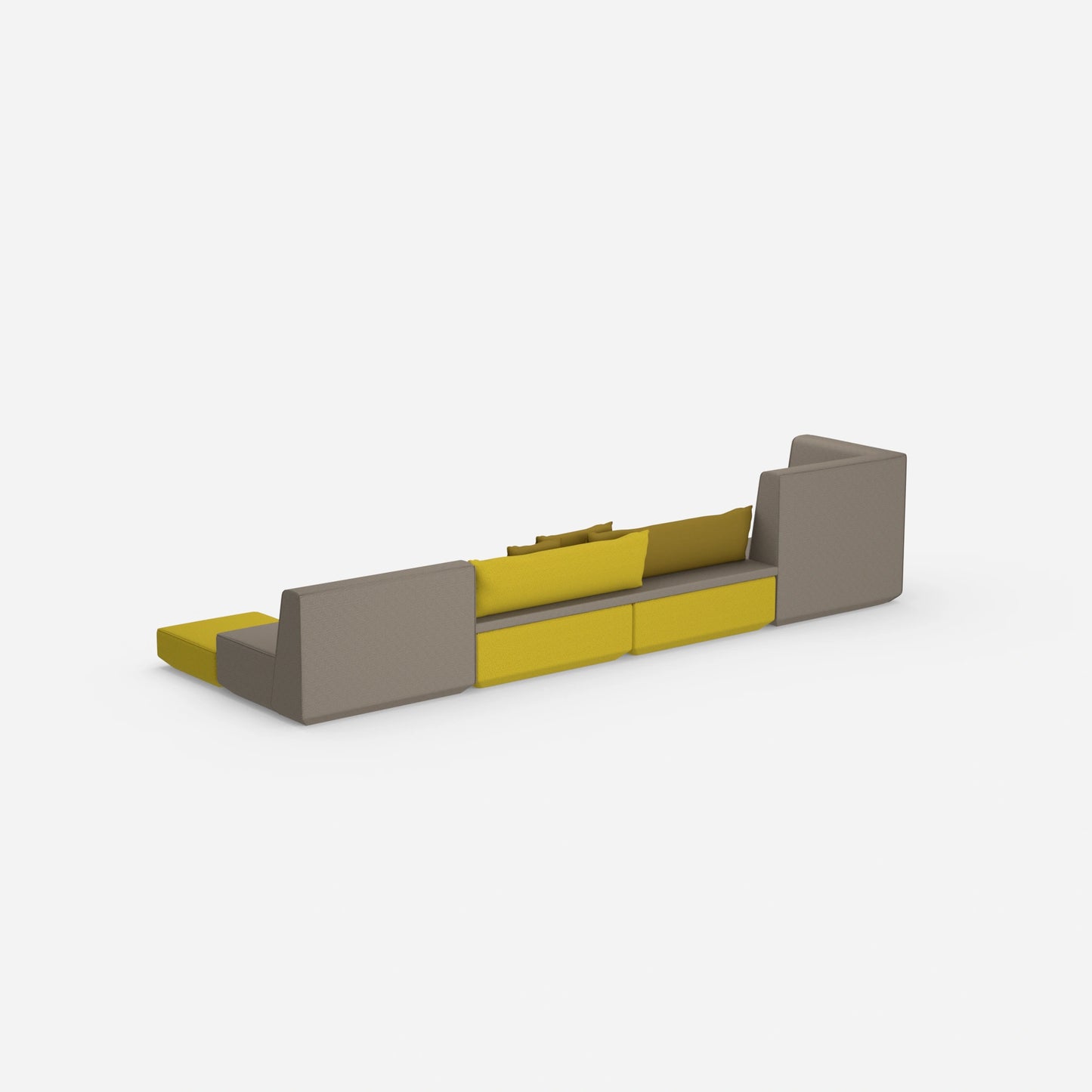 Bequeme Schlafsofas von hinten