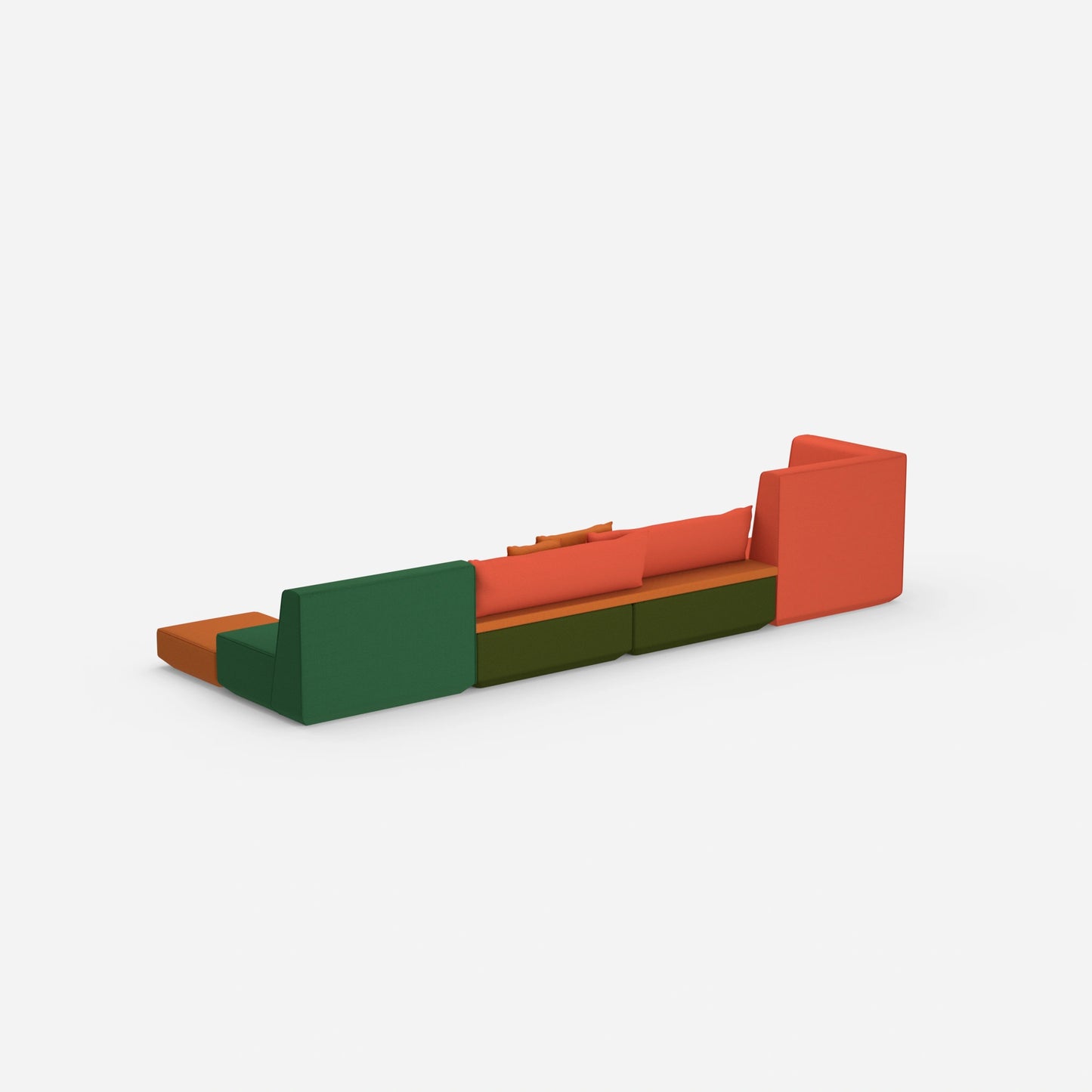 Bequeme Schlafsofas von hinten