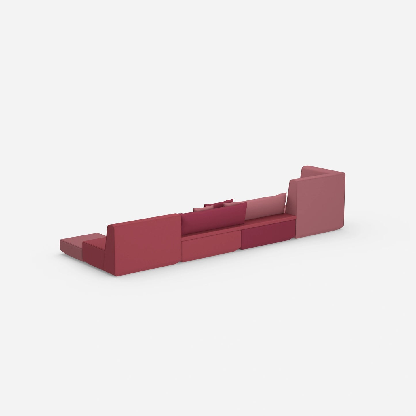 Bequeme Schlafsofas von hinten