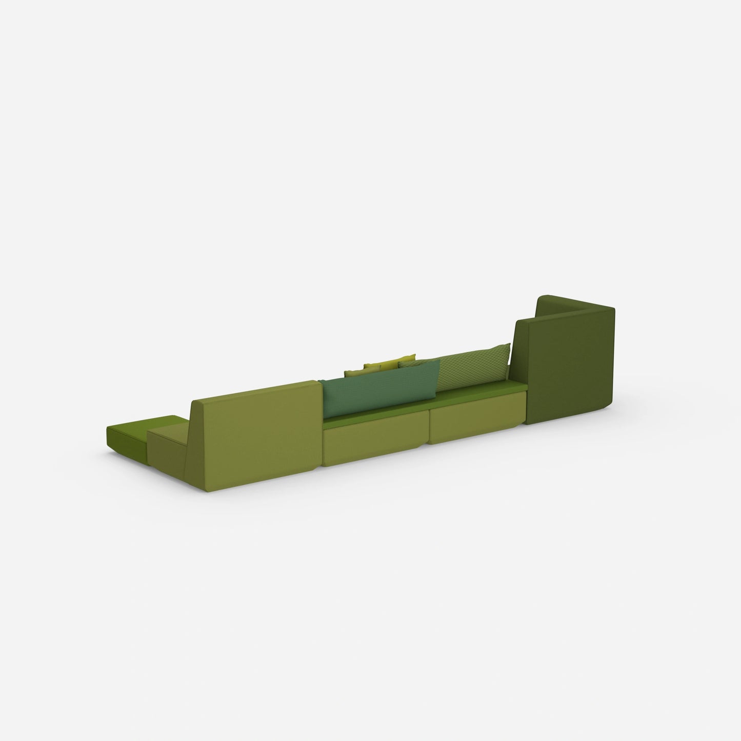 Bequeme Schlafsofas von hinten