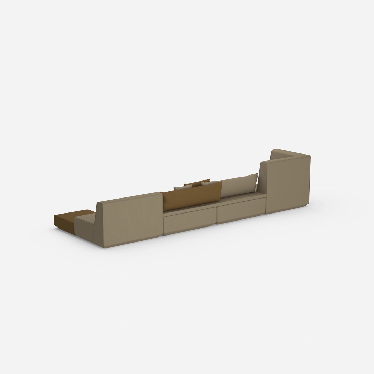 Bequeme Schlafsofas von hinten