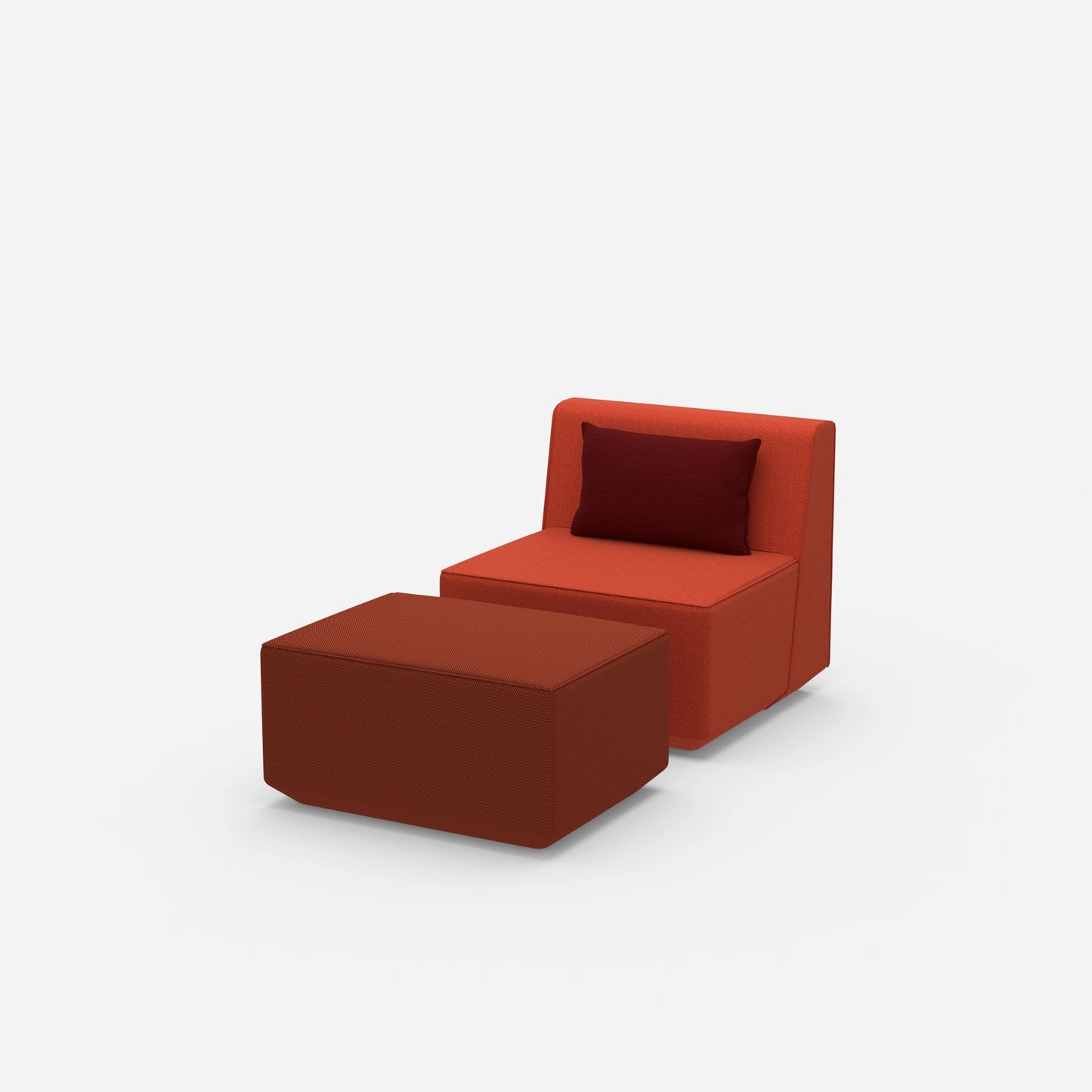 Fauteuil de lecture confortable de côté