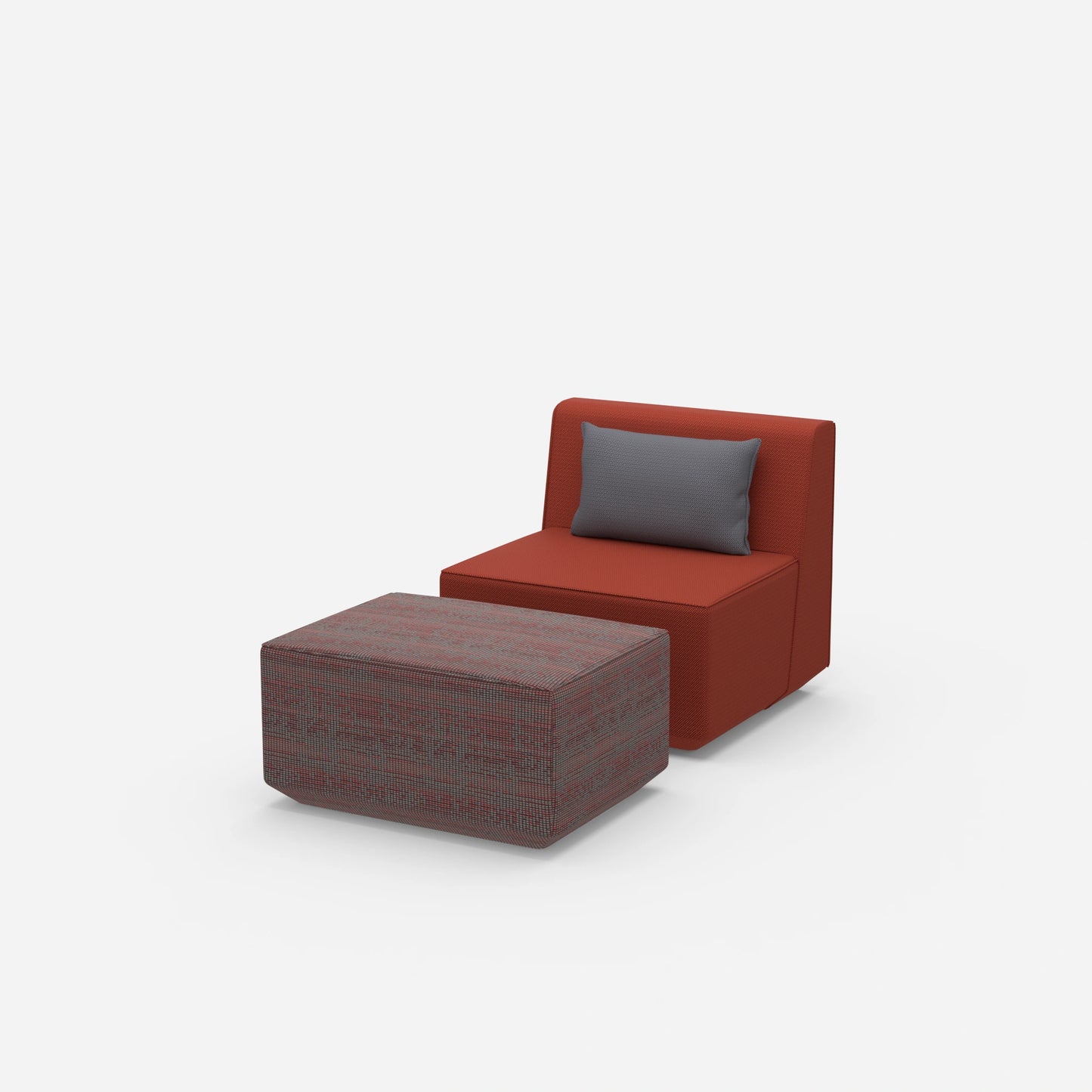 Fauteuil de lecture confortable de côté